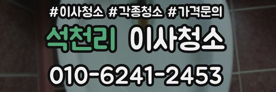 석천리 이사청소