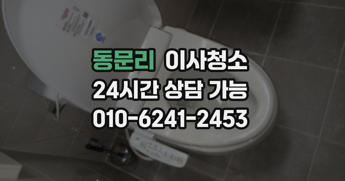 동문리 입주청소