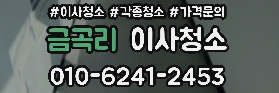 금곡리 이사청소