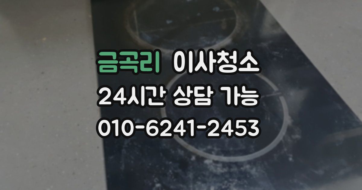 금곡리 입주청소