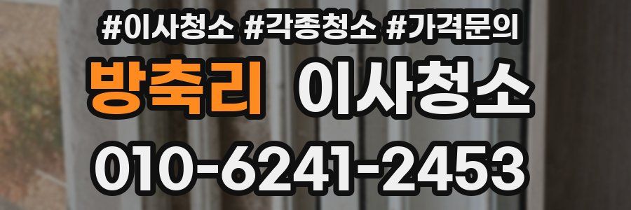 방축리 이사청소