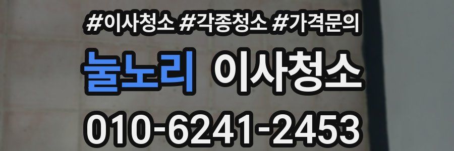 눌노리 이사청소