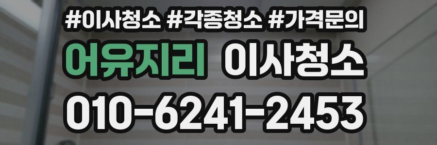 어유지리 이사청소