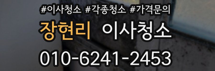 장현리 이사청소