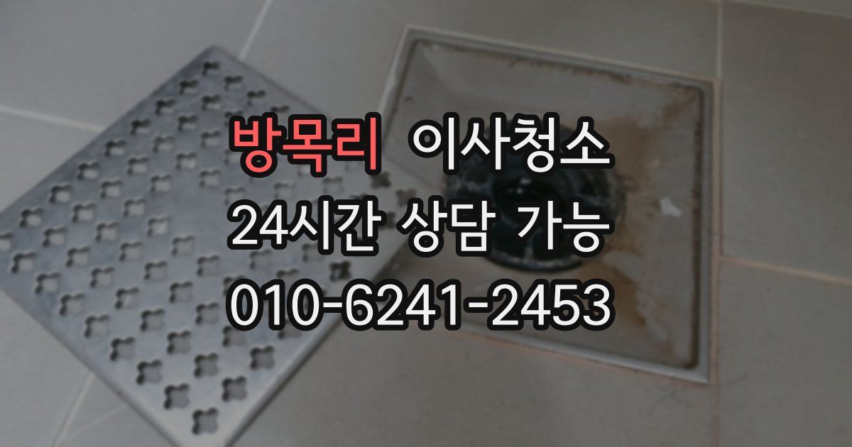 방목리 입주청소