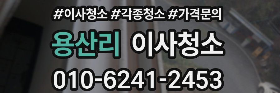 용산리 이사청소