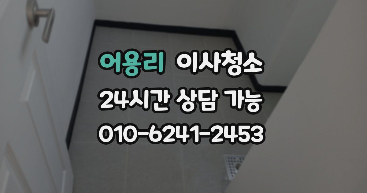 어용리 입주청소