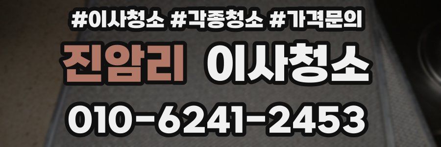 진암리 이사청소