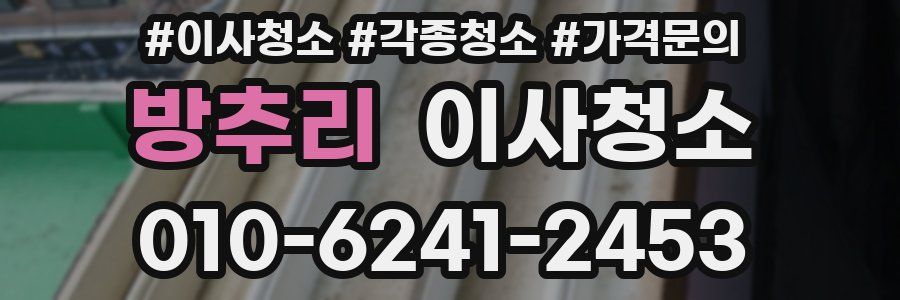 방추리 이사청소