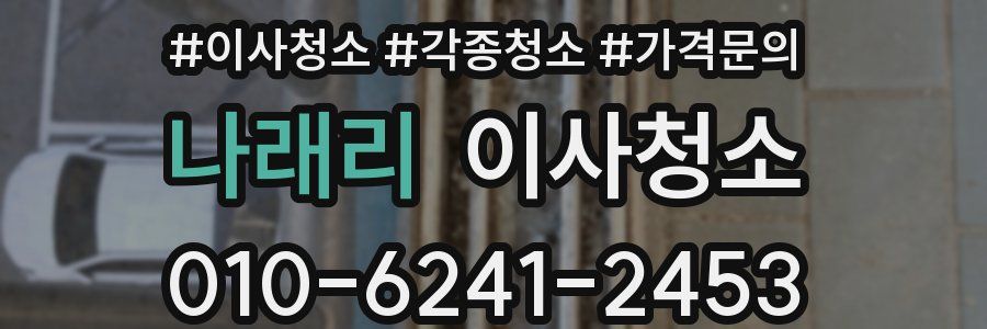 나래리 이사청소