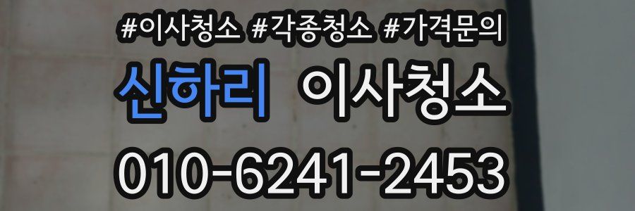 신하리 이사청소