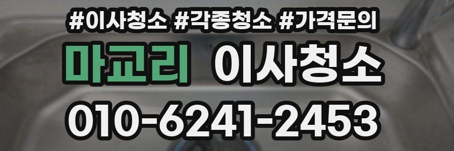 마교리 이사청소