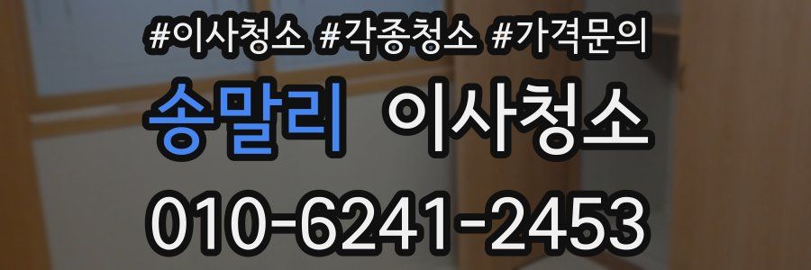 송말리 이사청소