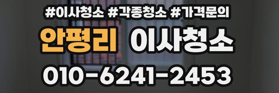 안평리 이사청소