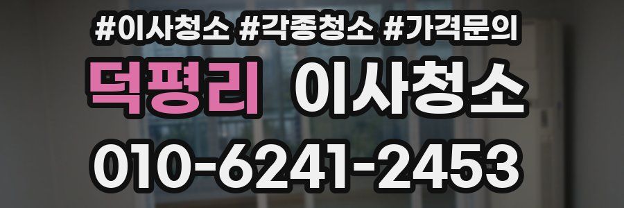 덕평리 이사청소