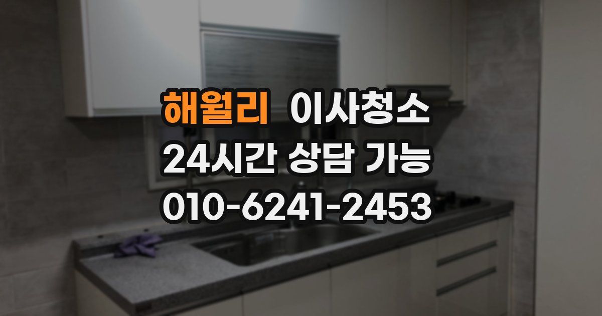 해월리 입주청소