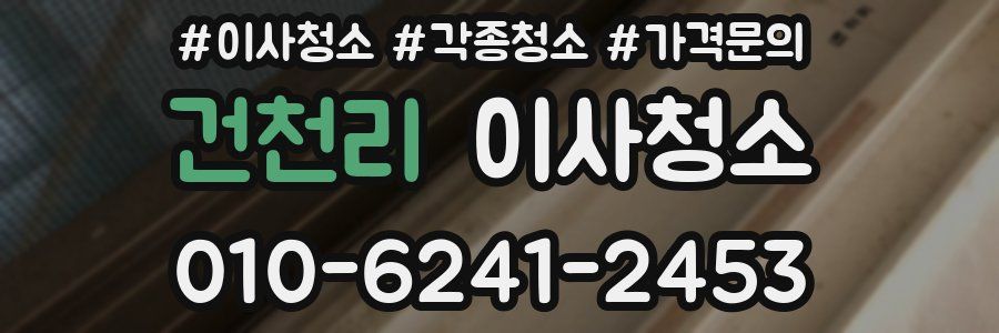 건천리 이사청소