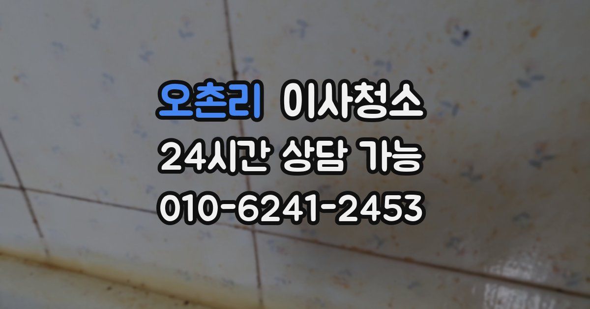 오촌리 입주청소