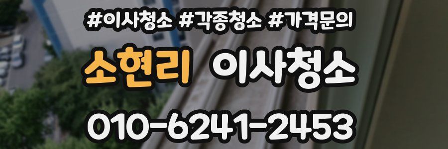 소현리 이사청소