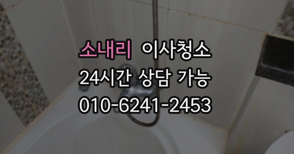 소내리 입주청소