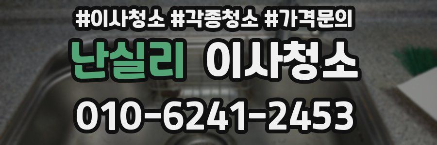 난실리 이사청소