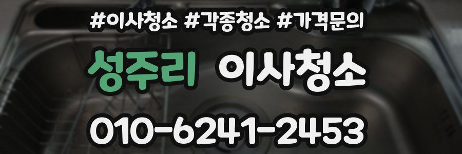 성주리 이사청소