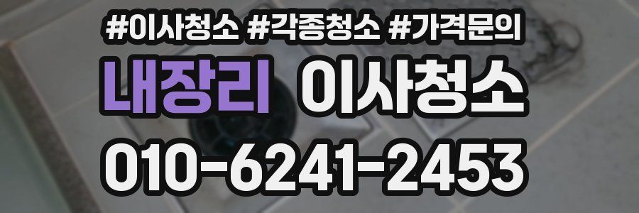 내장리 이사청소