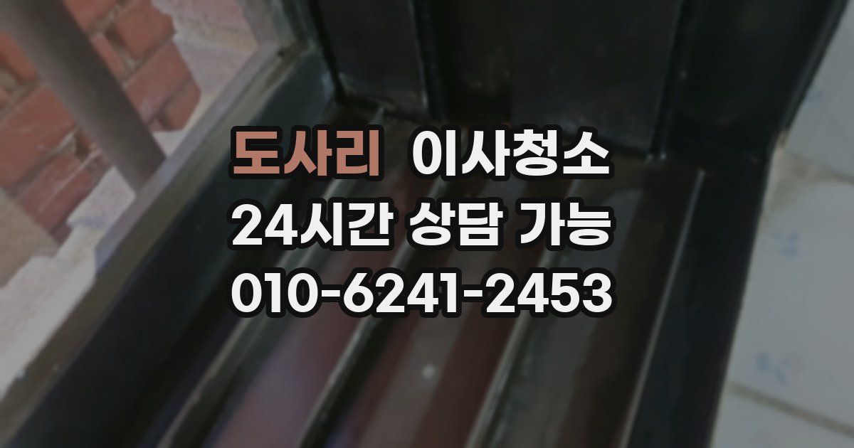 도사리 입주청소