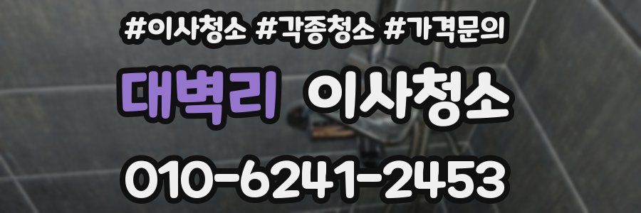 대벽리 이사청소