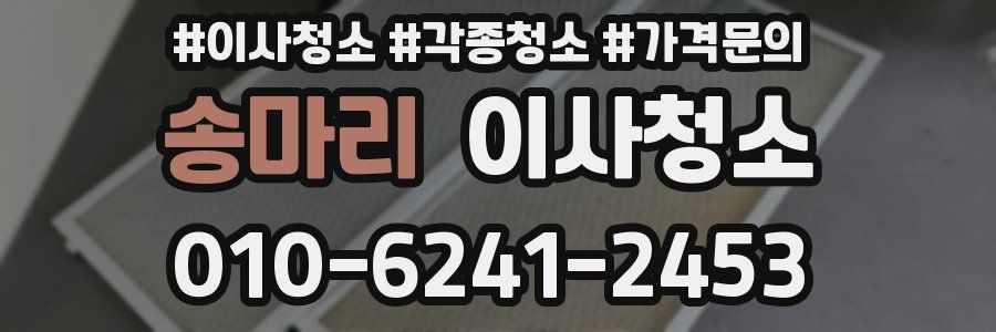 송마리 이사청소