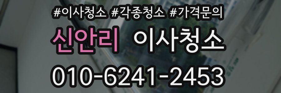 신안리 이사청소