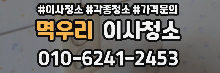 멱우리 이사청소