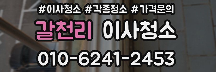 갈천리 이사청소