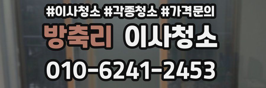 방축리 이사청소