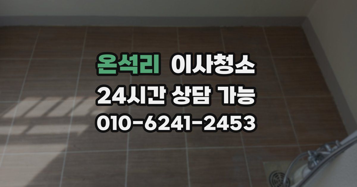 온석리 입주청소