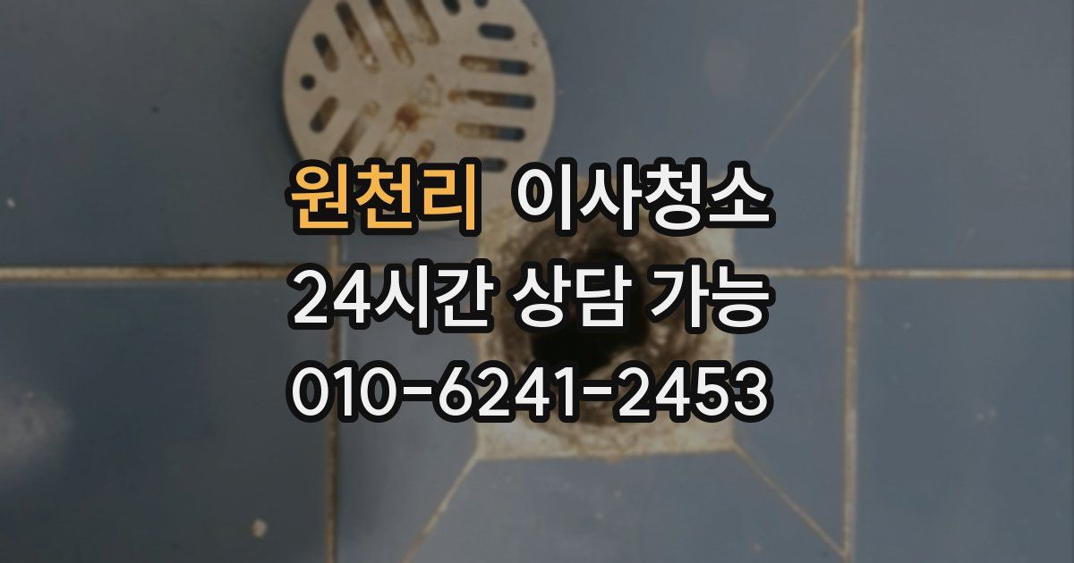 원천리 입주청소