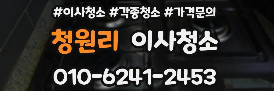 청원리 이사청소