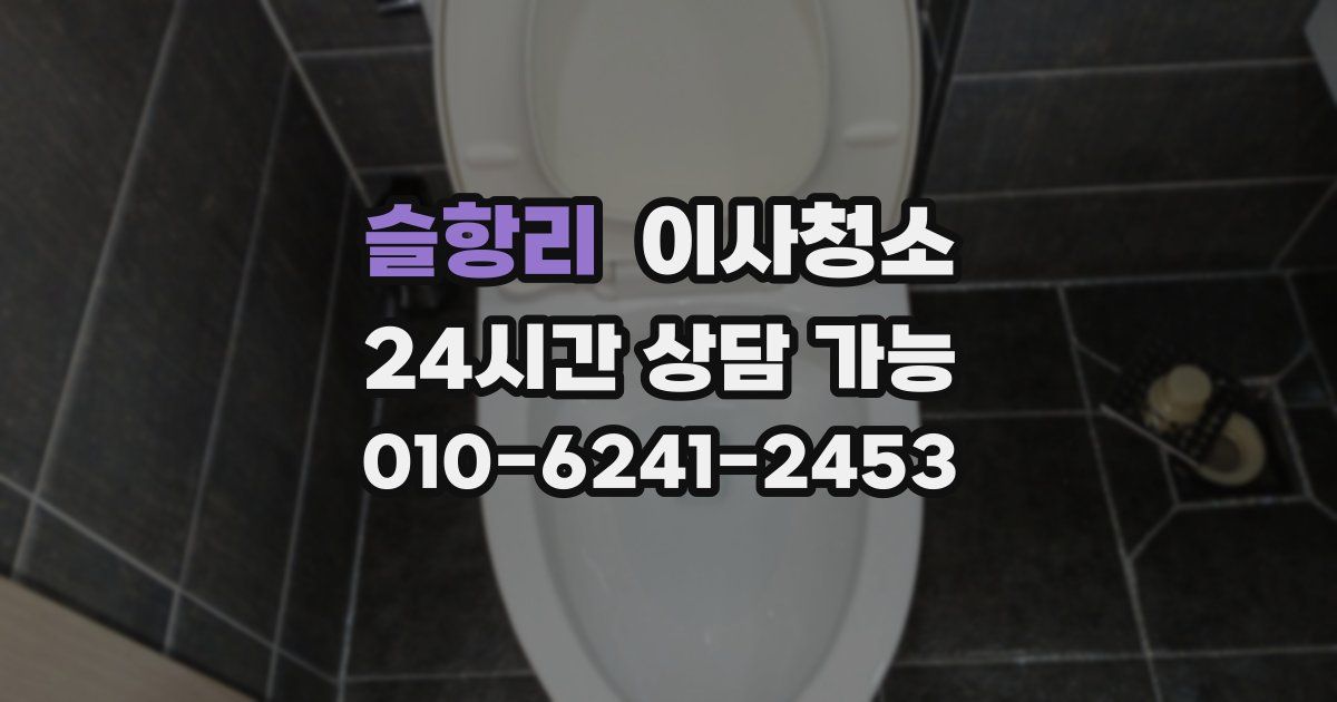 슬항리 입주청소