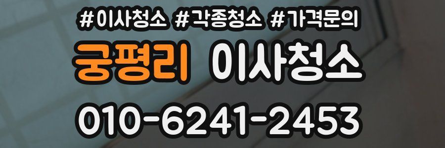 궁평리 이사청소