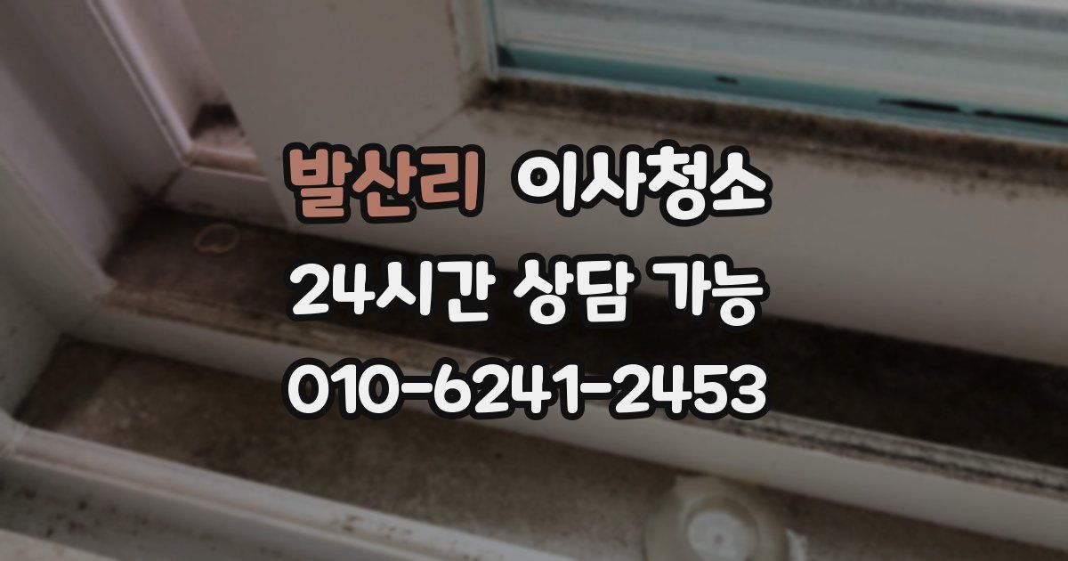 발산리 입주청소