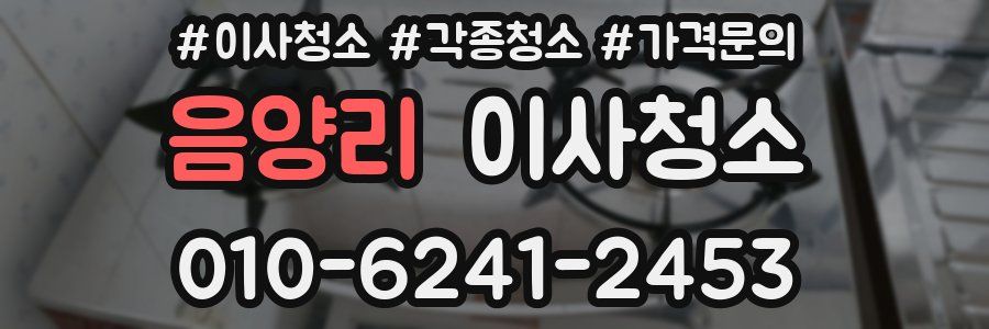 음양리 이사청소