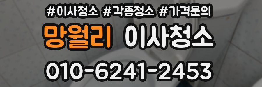 망월리 이사청소