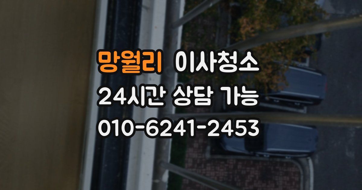 망월리 입주청소