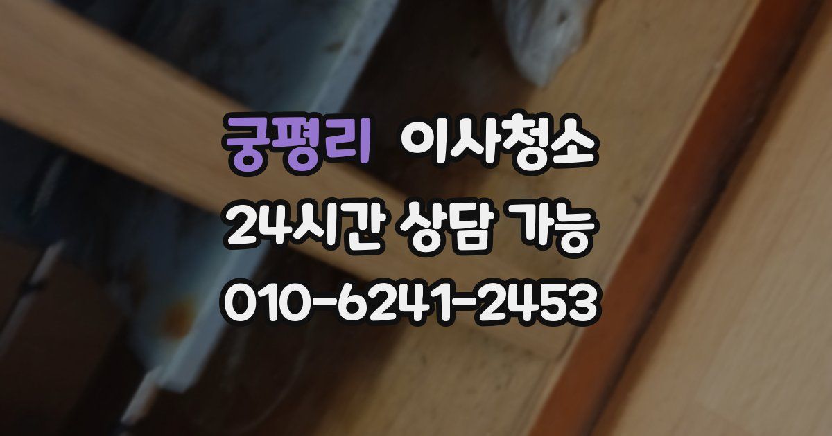 궁평리 입주청소