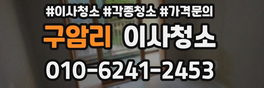 구암리 이사청소