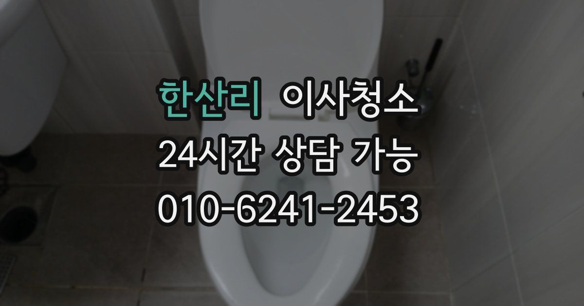 한산리 입주청소