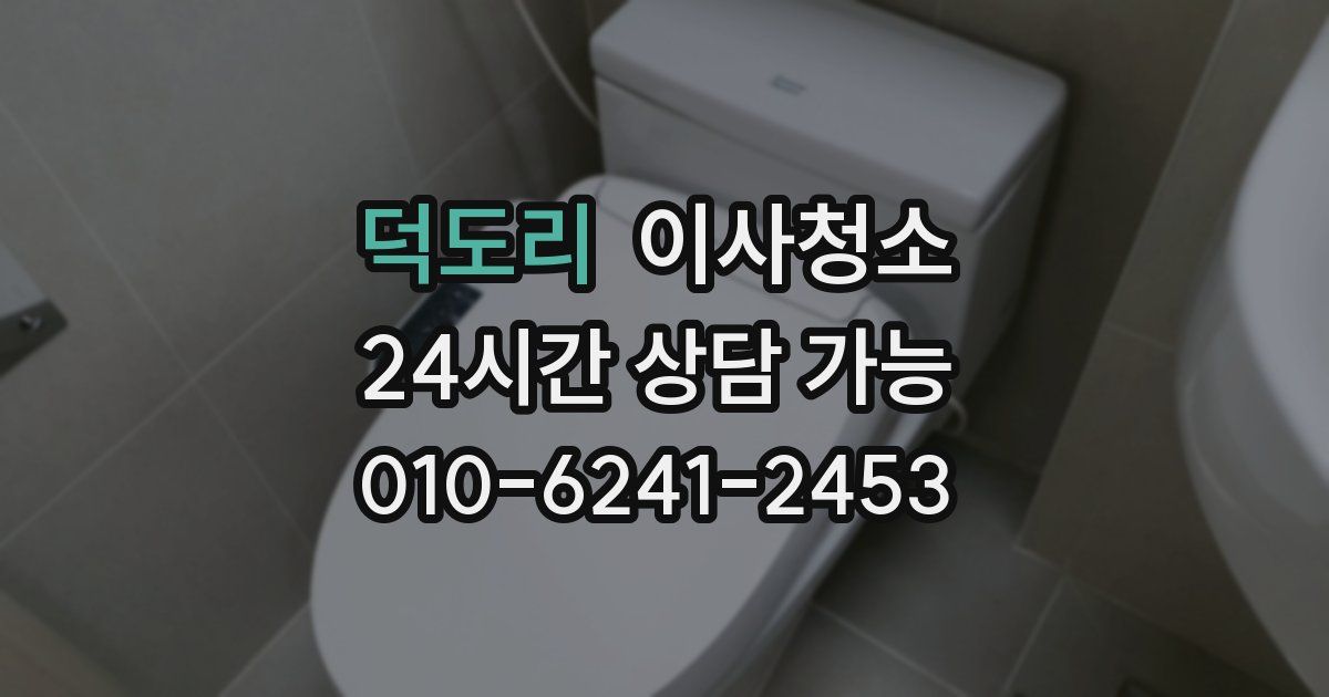 덕도리 입주청소