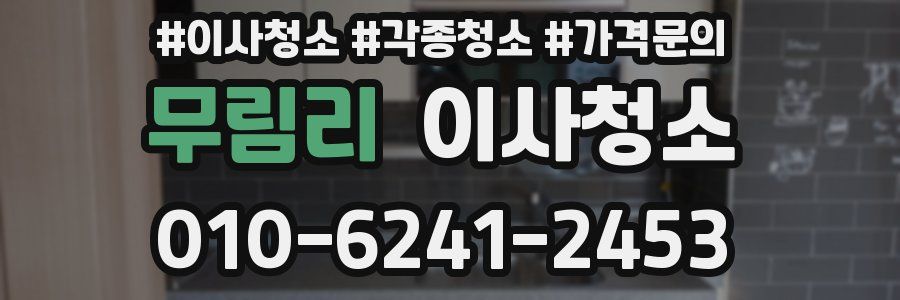 무림리 이사청소