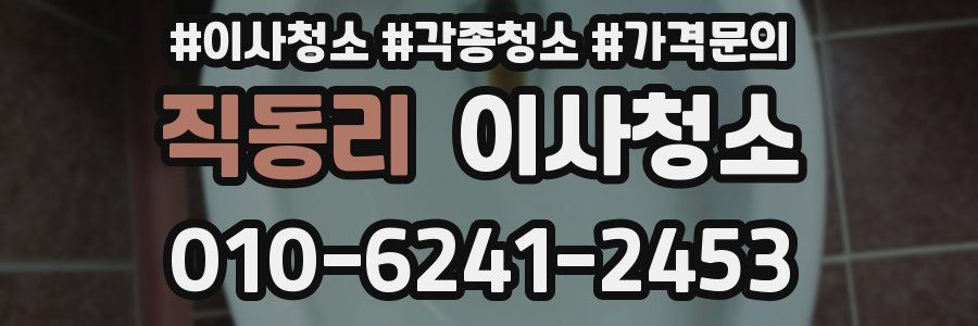 직동리 이사청소