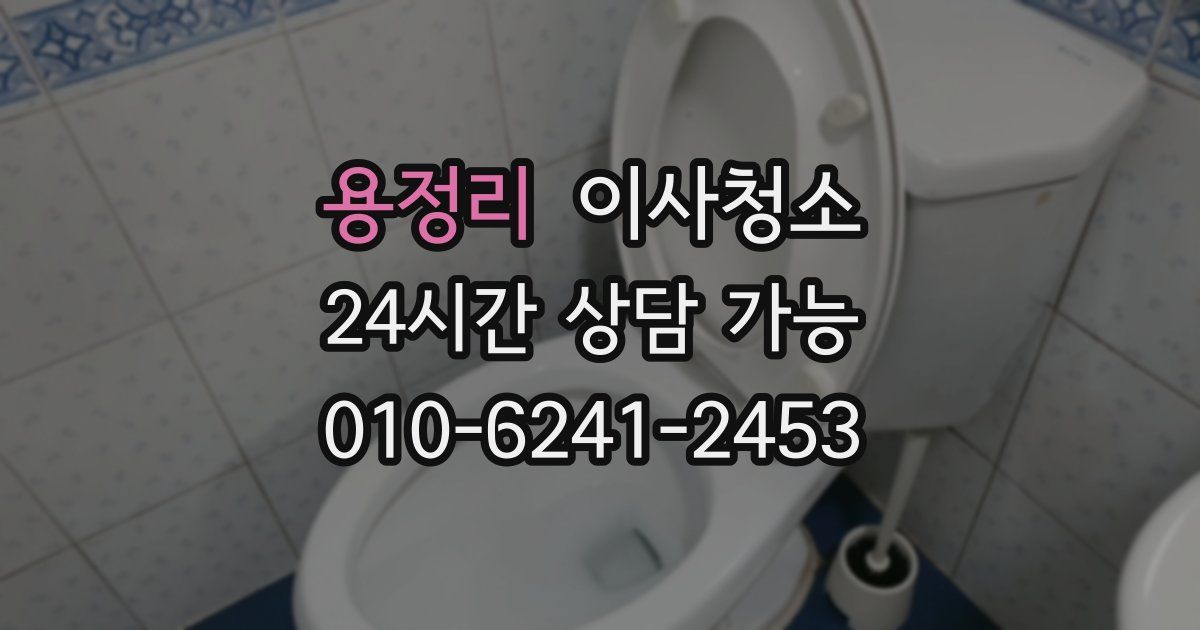 용정리 입주청소